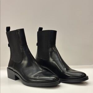 Zara Black Heeled Boots